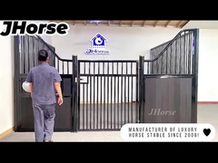 럭셔리 전공 사용 된 대나무 목마 안정 스탠드 전면 패널