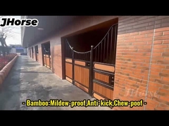 장수 JH 브랜드 말 안정 상자 말 기숙사 프론트 문 대나무