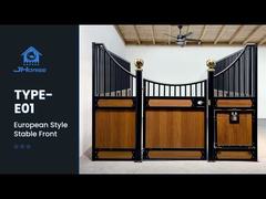 3.5x2.2m 유럽 말 마구간 (이중 안전 발 잠금 래치 포함)