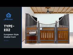 기마 지붕에 의하여 조립식으로 만들어지는 자유로운 유럽 말 축사 농장 마구간 장비