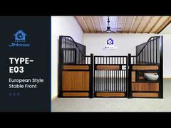 모든 색상 유럽형 말 마구간, 마구간 앞면 키트 말 농장 장비