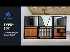 대나무 대나무 말 마구간 용접 분말 코팅 내후성 전면 패널 소개