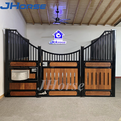 두배 안보 피트 잠금 장치 래치와 3.5x2.2m 유럽 말 실속